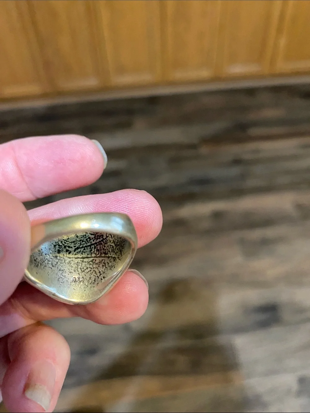 Sterling silver playboy ring